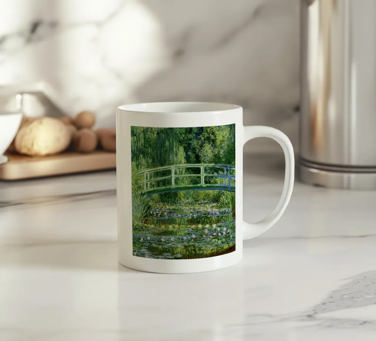 Ponte Vecchio Monet tazza in ceramica da Art In The Sky
