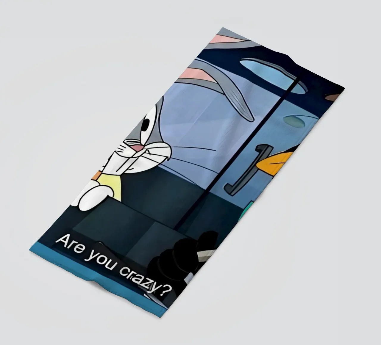 Bugs Bunny and Daffy Duck (are you crazy?) telo mare da Low poly art