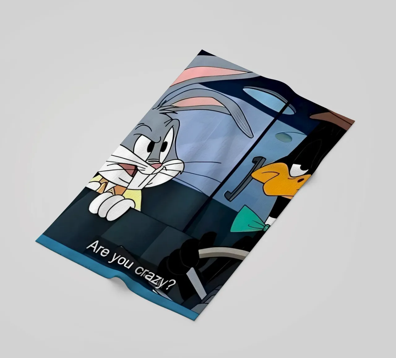 Bugs Bunny and Daffy Duck (are you crazy?) telo mare da Low poly art