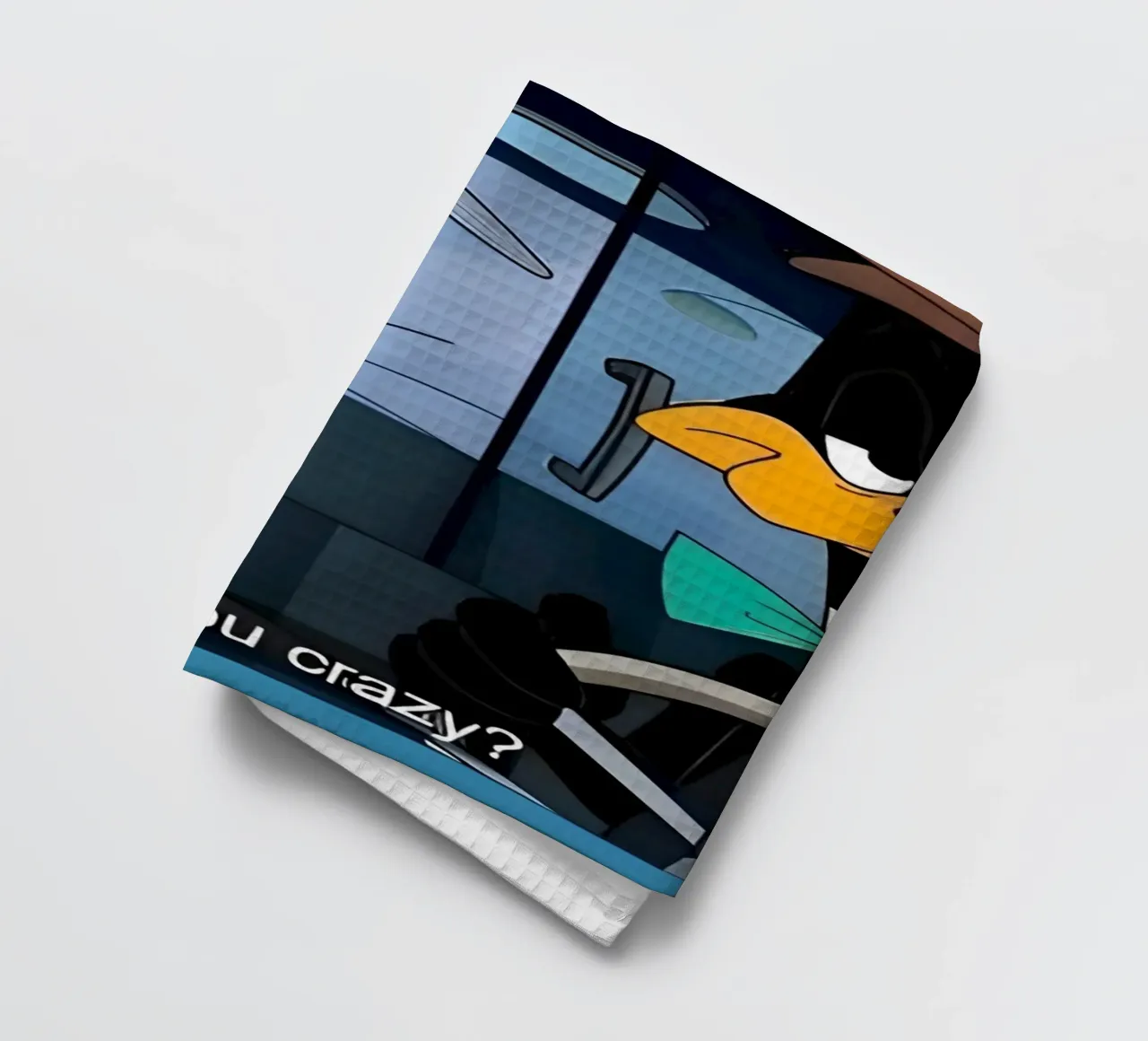Bugs Bunny and Daffy Duck (are you crazy?) canovaccio da cucina da Low poly art