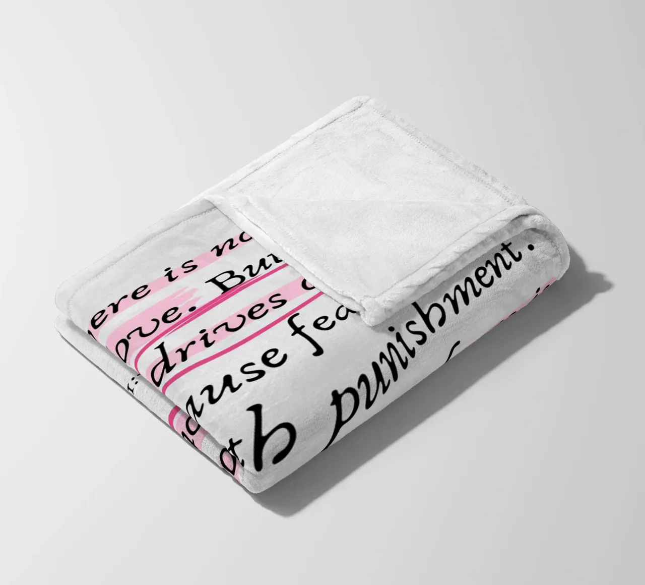 "Vollkommene Liebe vertreibt die Furcht" 1 Johannes 4:18 Fleecedecke von vintagepod