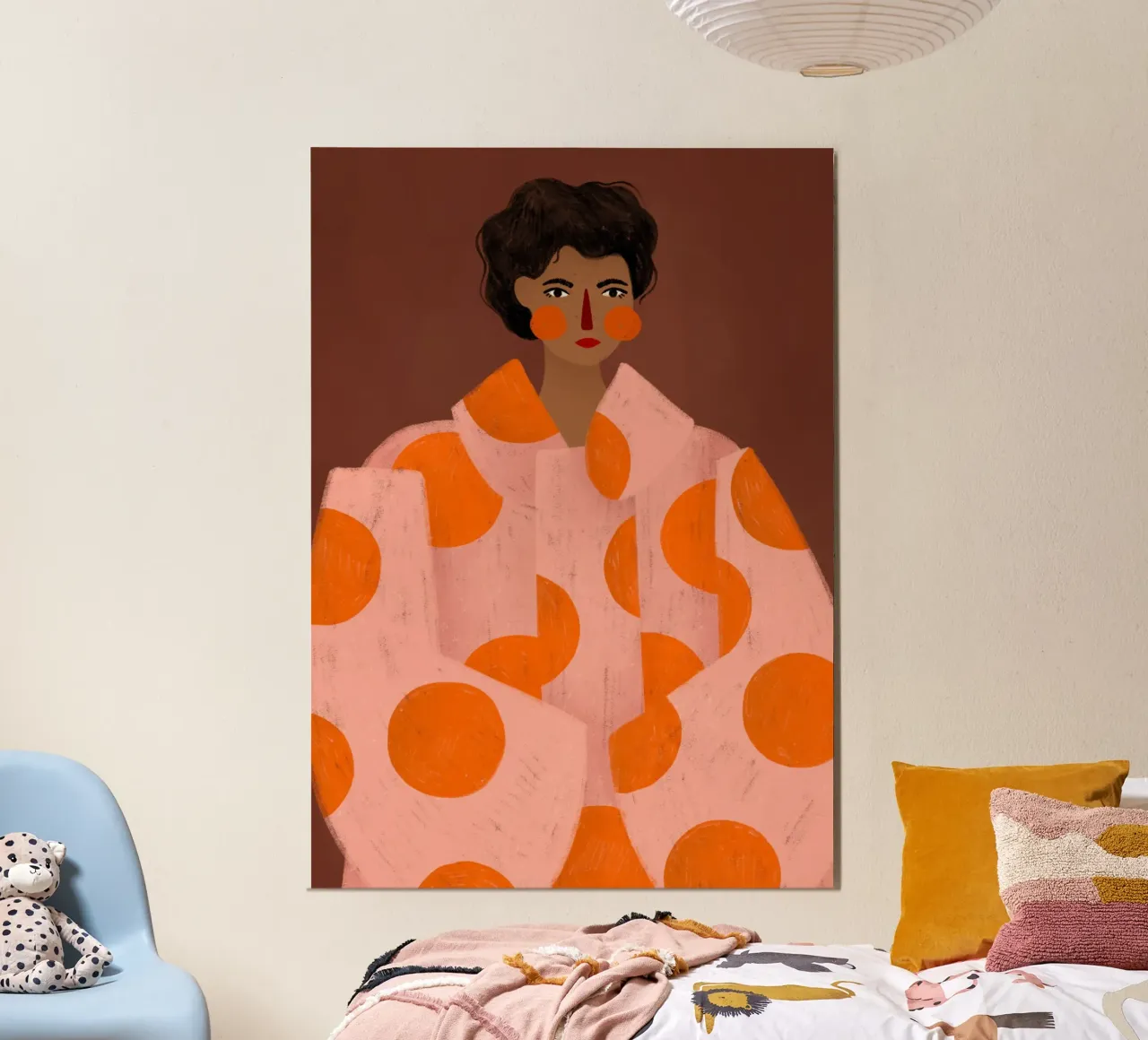 The Woman with the Orange Dots poster da Bea Mueller