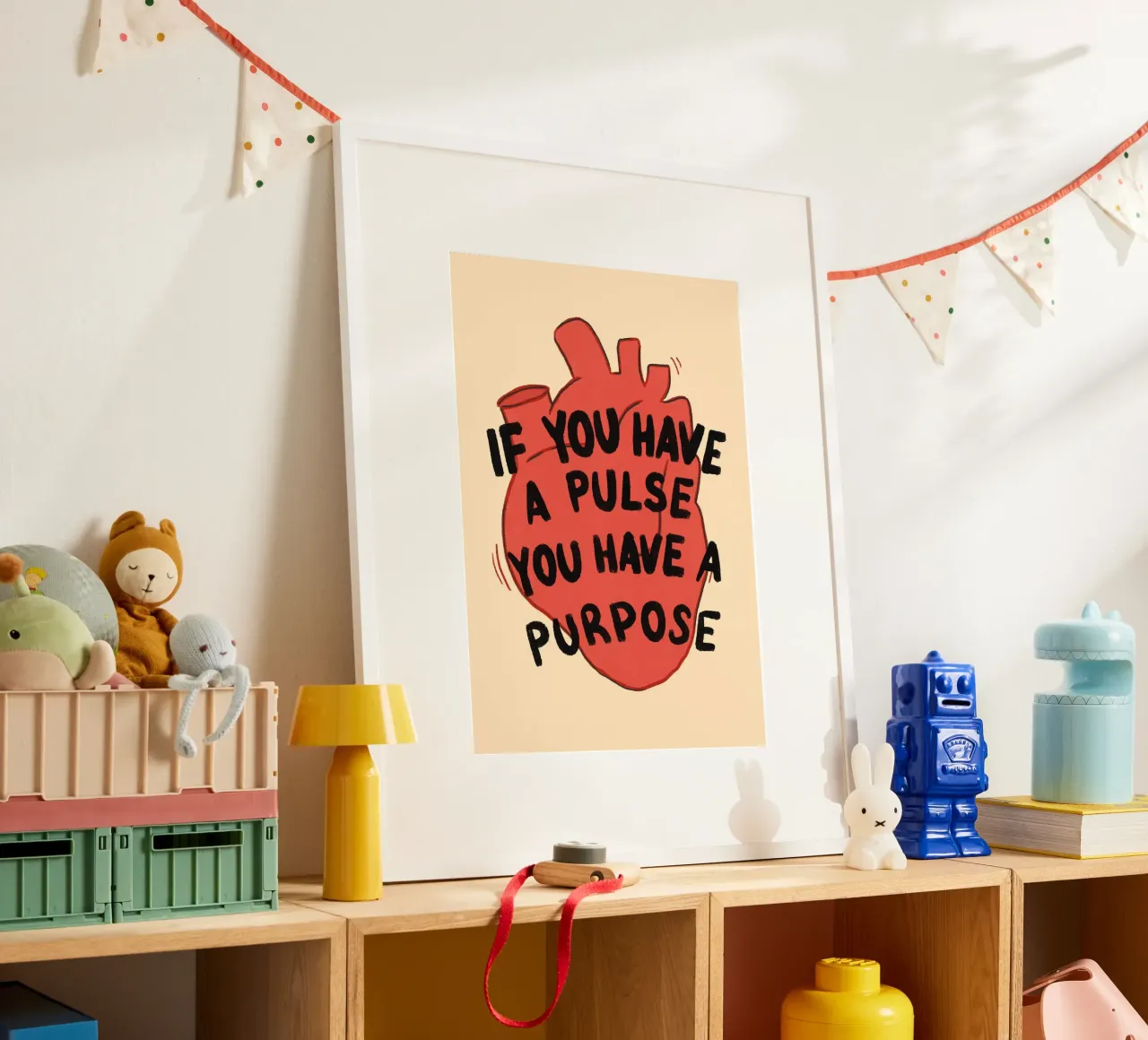 If You Have a Pulse, You Have a Purpose poster by vintagepod