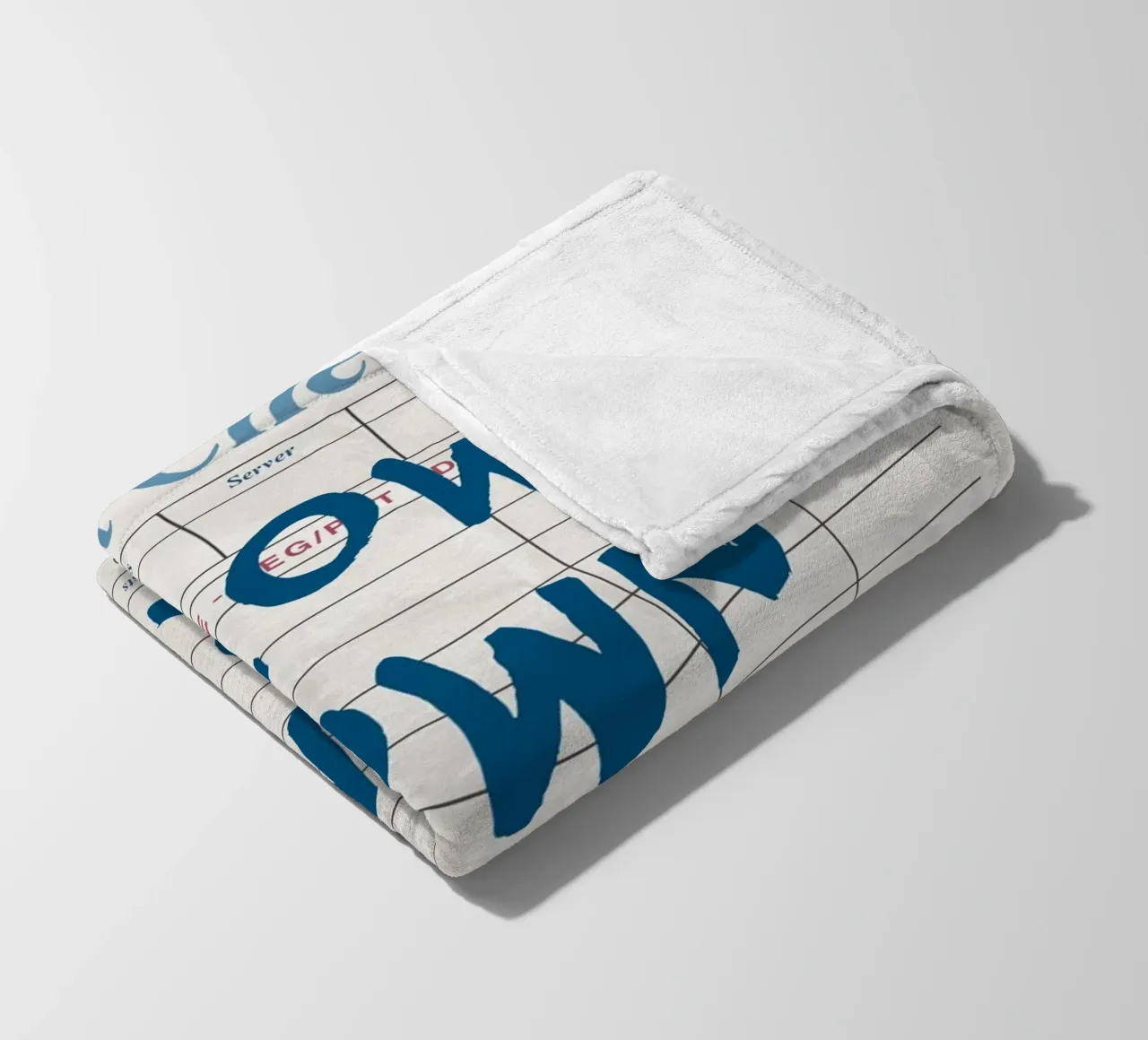 Rallenta e prega, Christian Guest Check Art coperta in pile da vintagepod