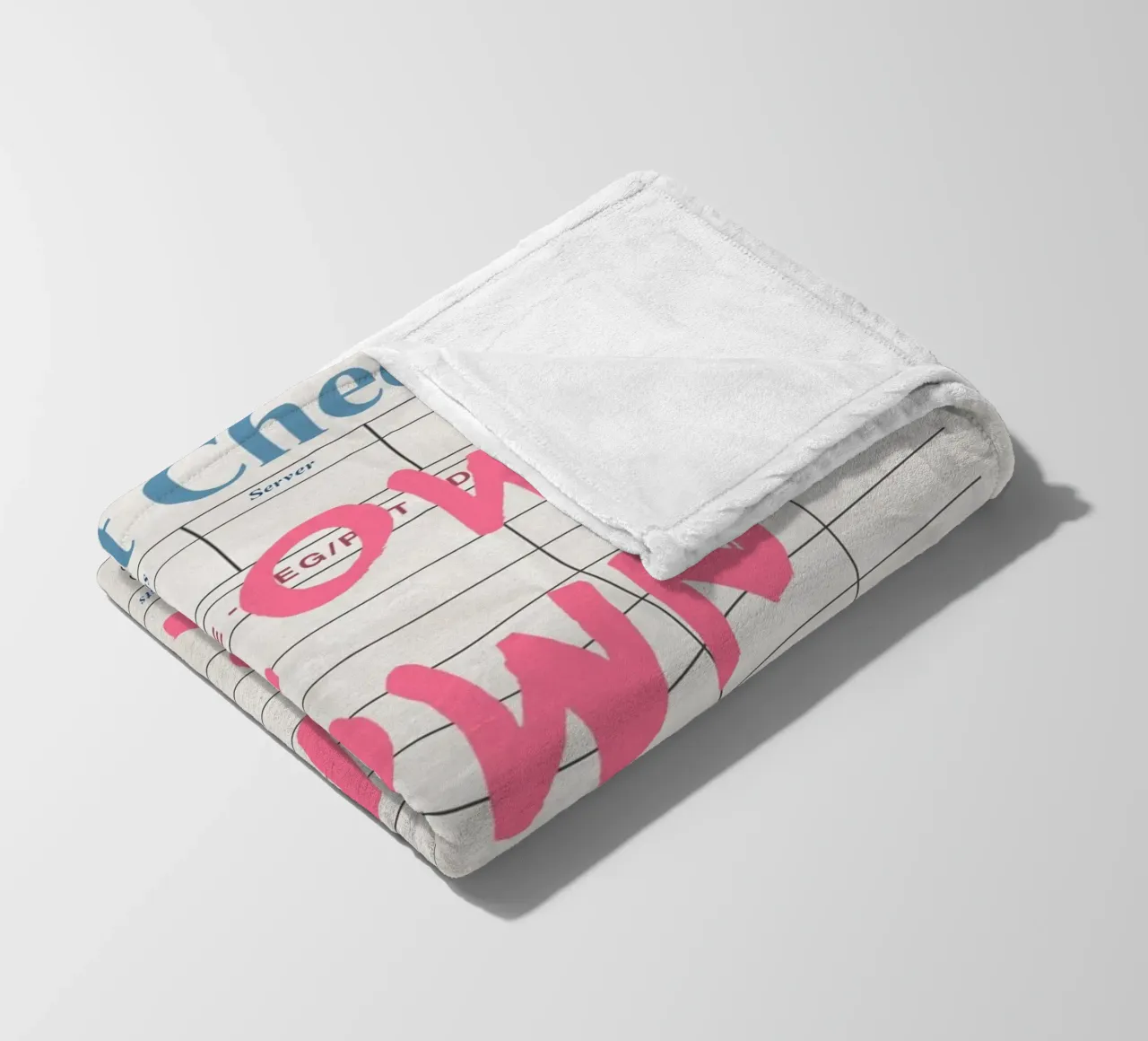 Rallenta e prega, Christian Guest Check Art coperta in pile da vintagepod