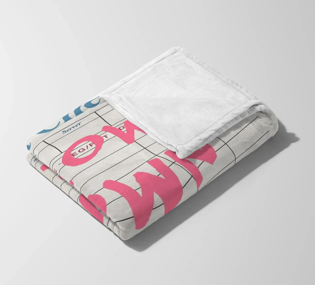 Rallenta e prega, Christian Guest Check Art coperta in pile da vintagepod
