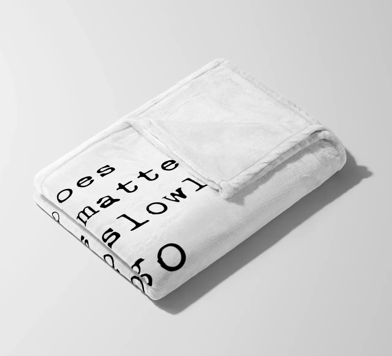 Do Not Stop - Confucius Typewriter coperta in pile da Typo Designs