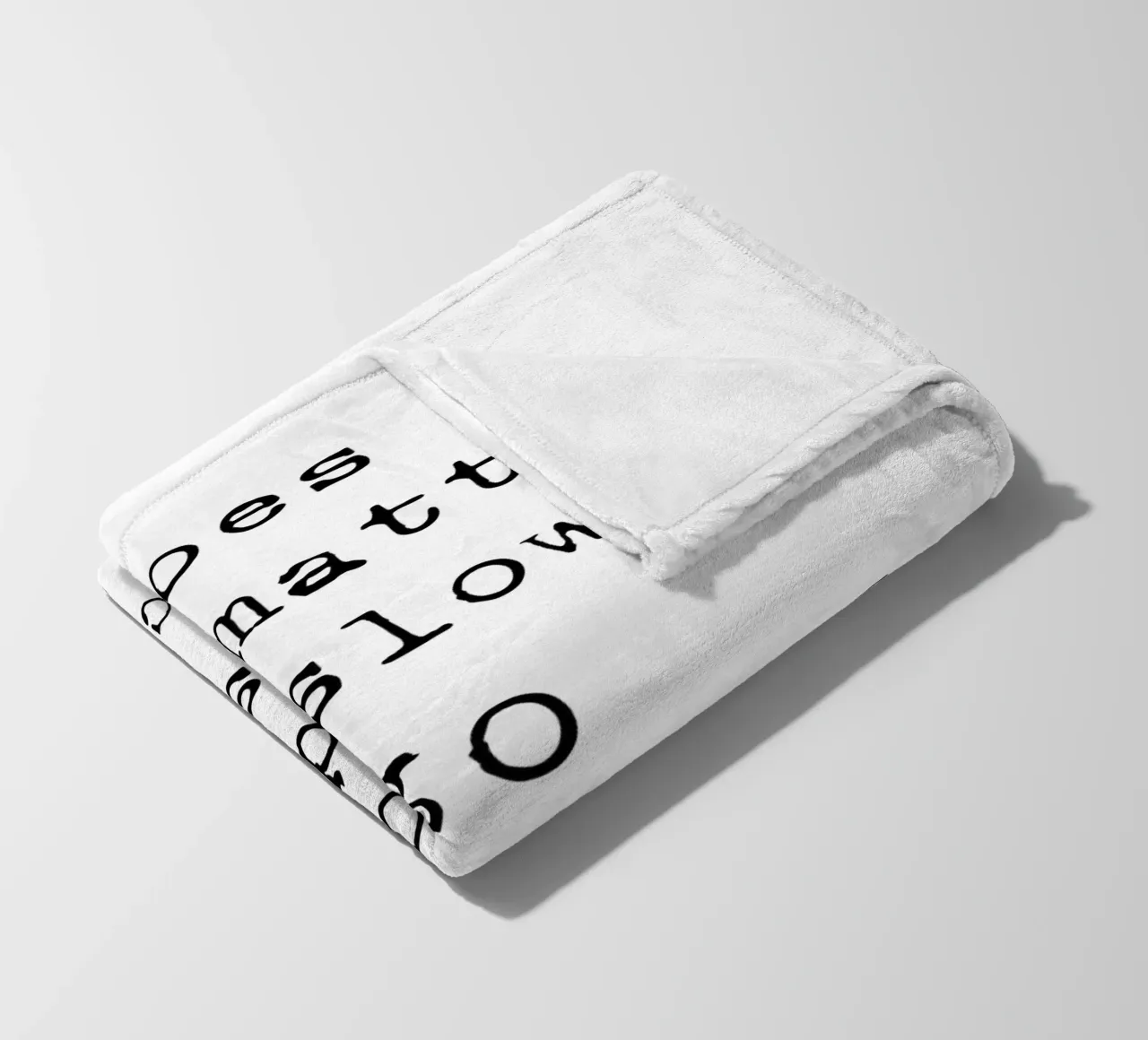 Do Not Stop - Confucius Typewriter coperta in pile da Typo Designs
