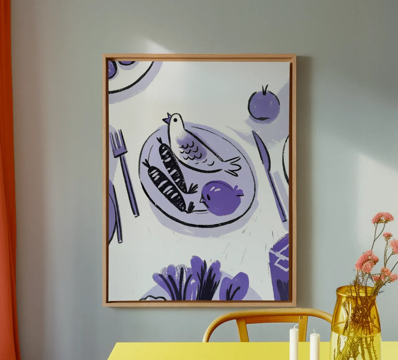 Piatti di cucina tela con Cornice a cassetta da PREKETEWE