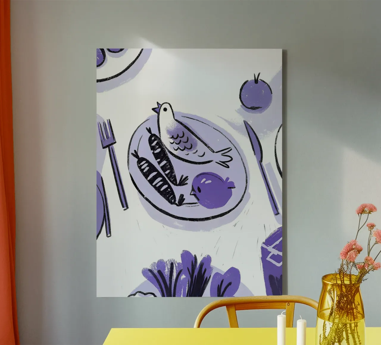Piatti di cucina tela con Cornice a cassetta da PREKETEWE