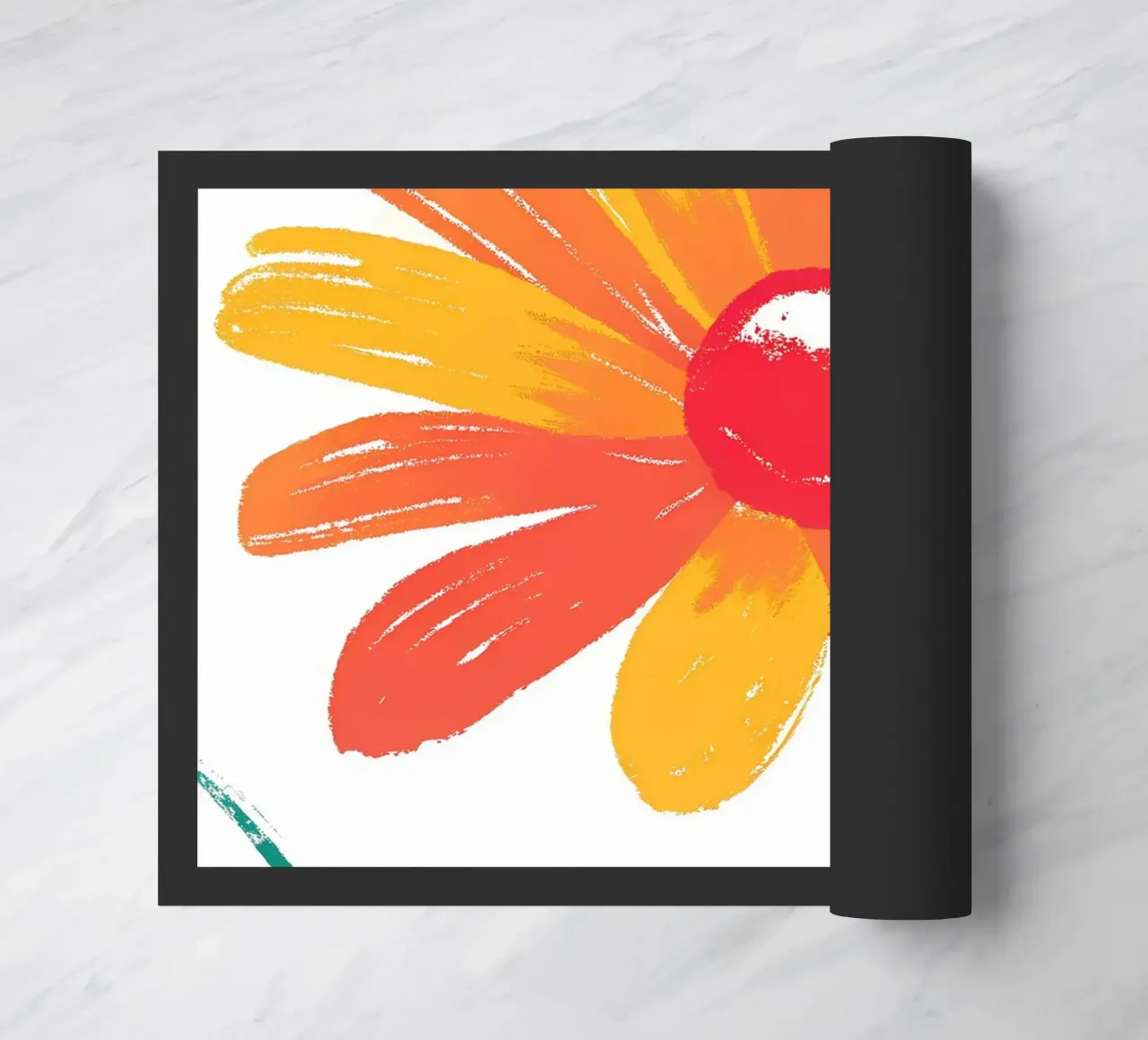 Sunflower doormat by PREKETEWE