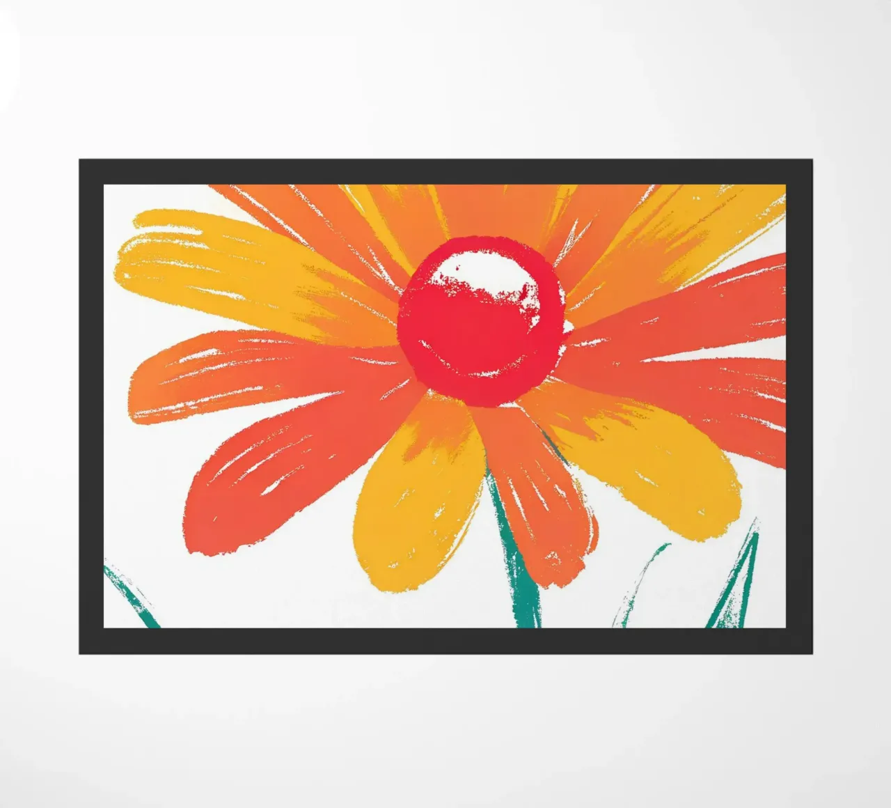 Sunflower doormat by PREKETEWE