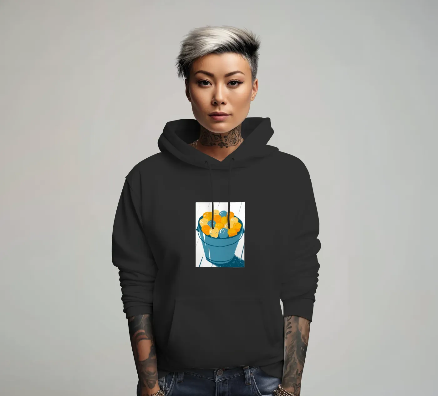 Blumen in einem Eimer Hoodie von PREKETEWE