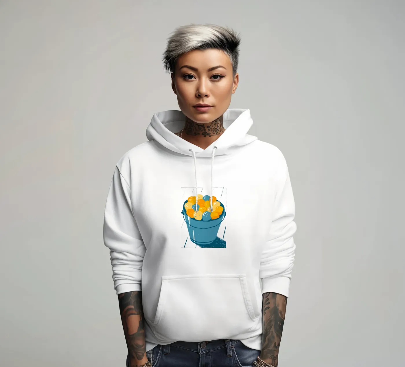 Blumen in einem Eimer Hoodie von PREKETEWE