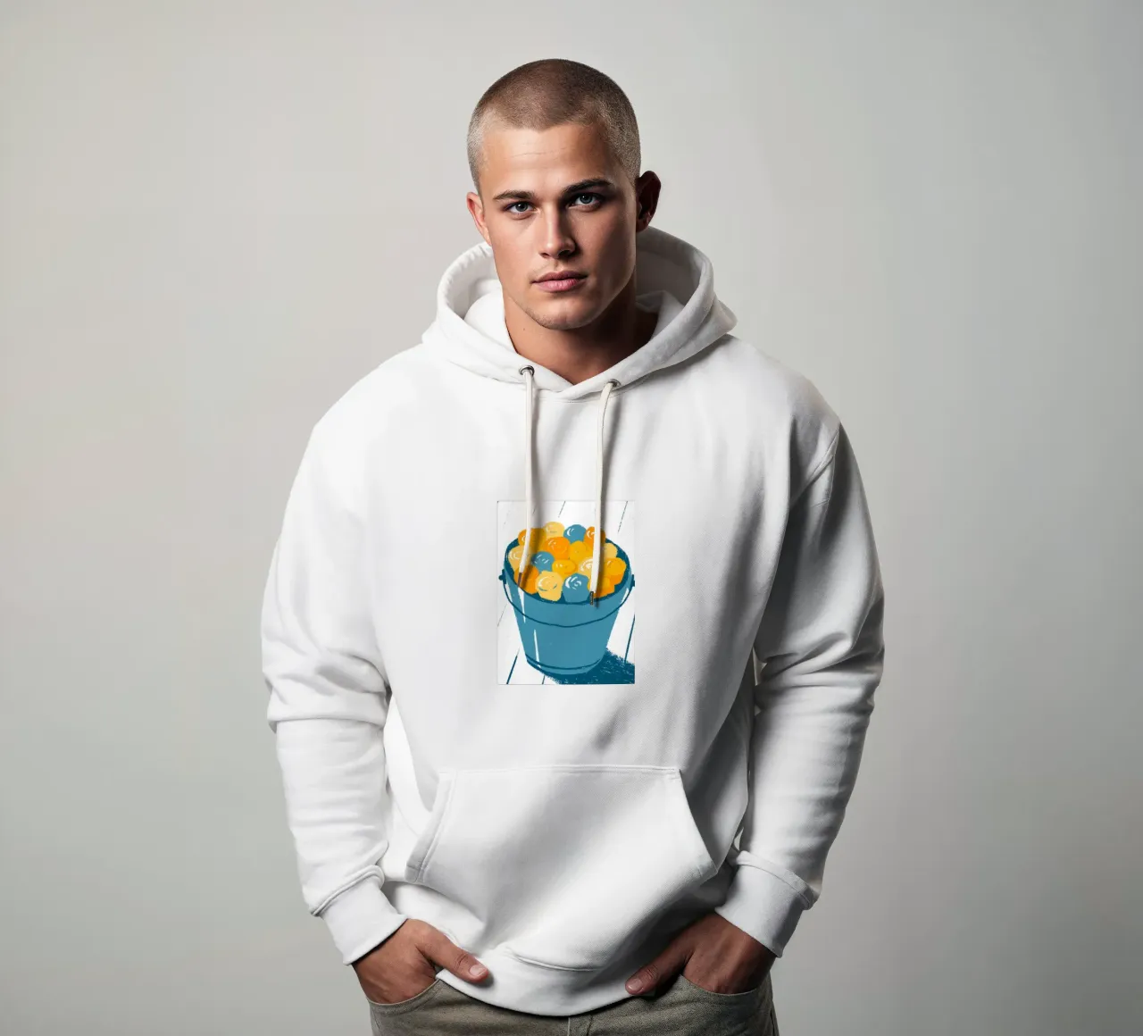 Bloemen in een emmer hoodie van PREKETEWE