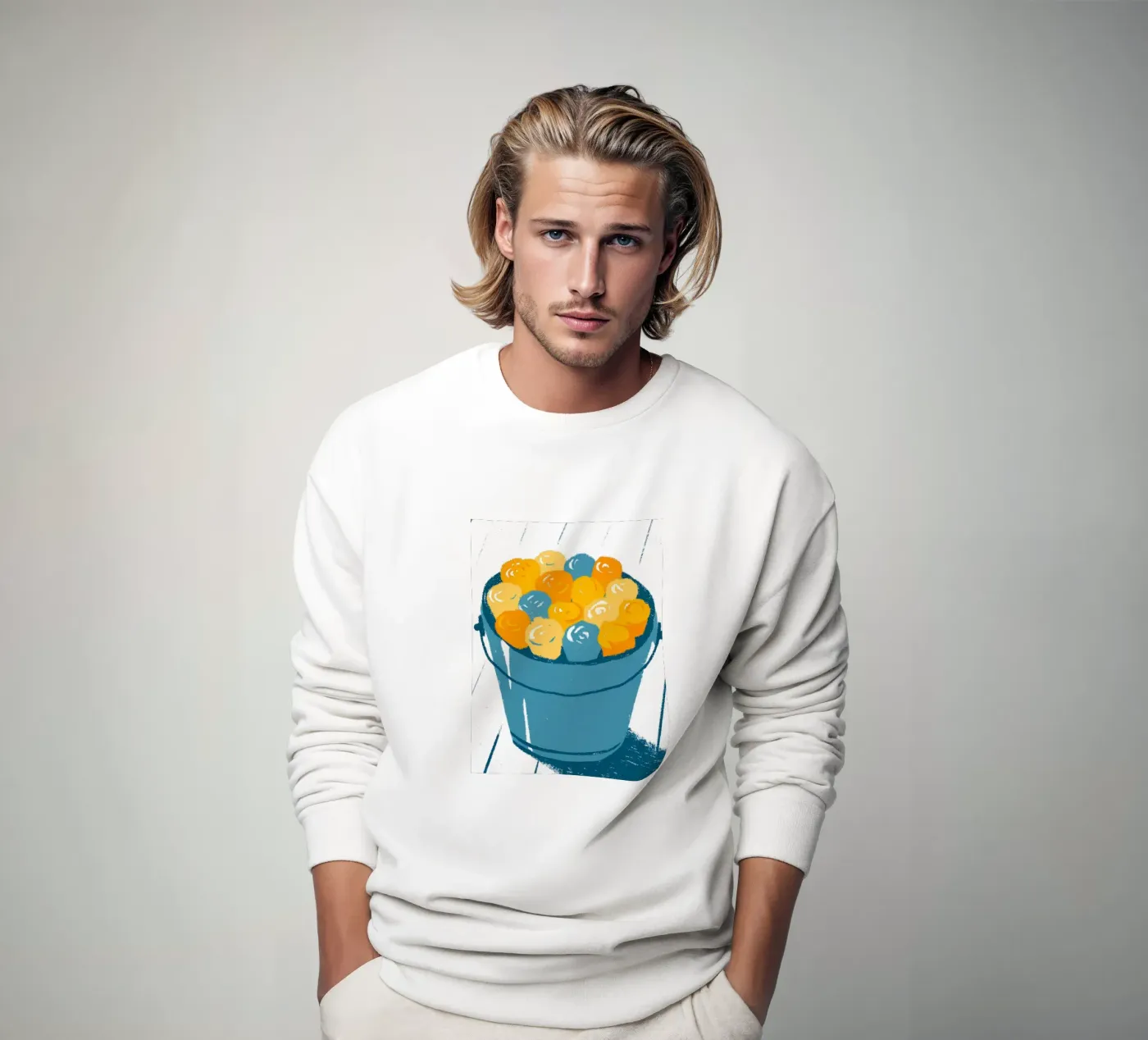 Blumen in einem Eimer Sweatshirt von PREKETEWE