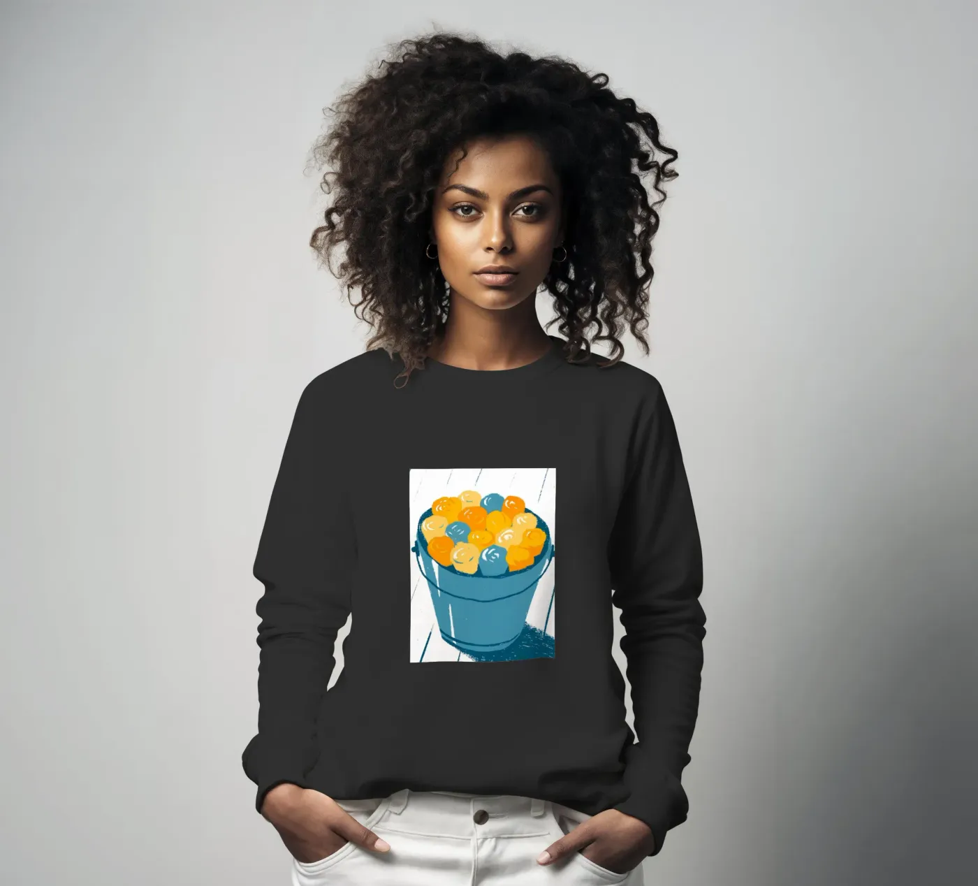 Blumen in einem Eimer Sweatshirt von PREKETEWE