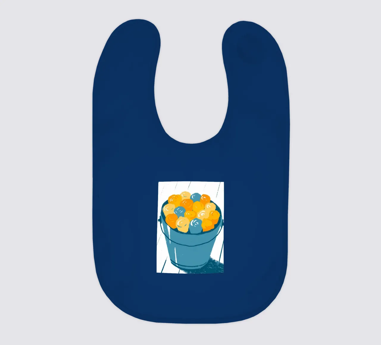 Blumen in einem Eimer Babylätzchen von PREKETEWE