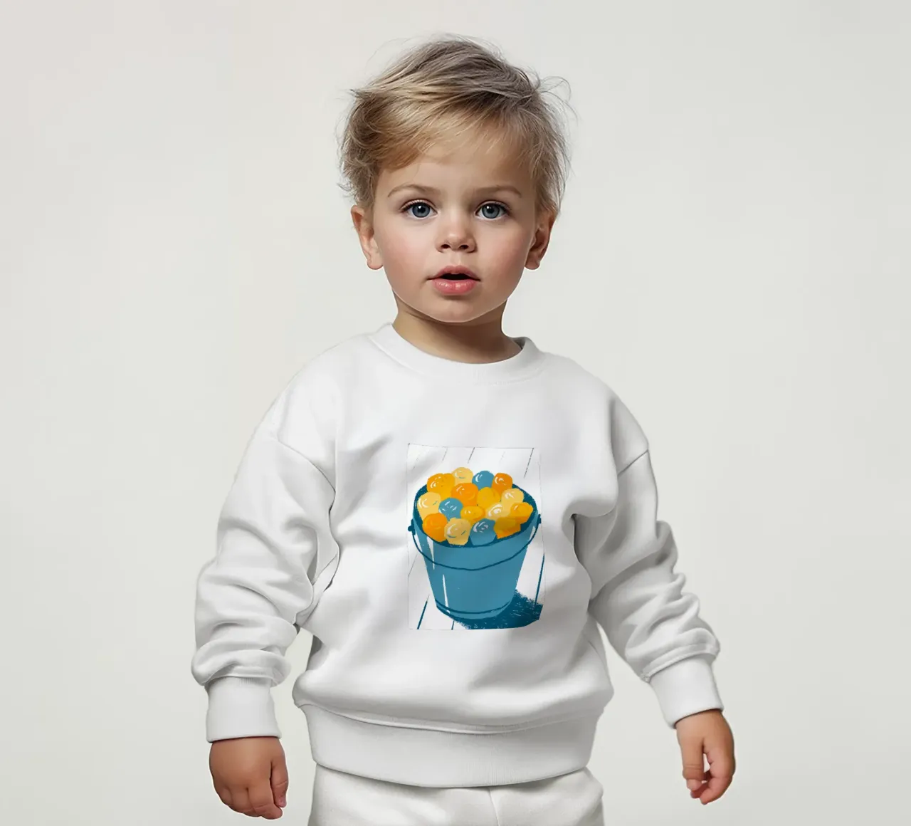 Fiori in un secchio felpa neonato da PREKETEWE