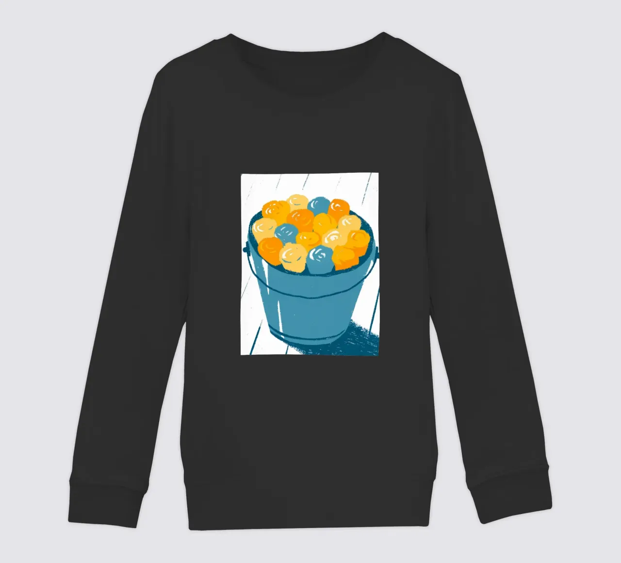 Fiori in un secchio felpa bambino da PREKETEWE