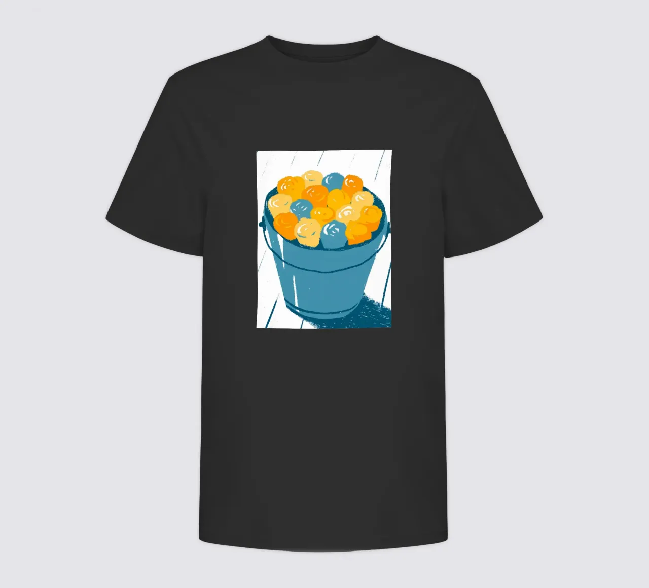 Blumen in einem Eimer Kinder T-Shirt von PREKETEWE