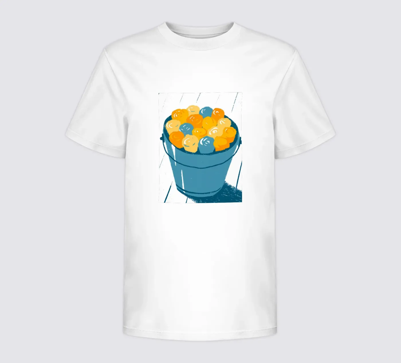 Flowers In A Bucket Kinder T-Shirt von PREKETEWE