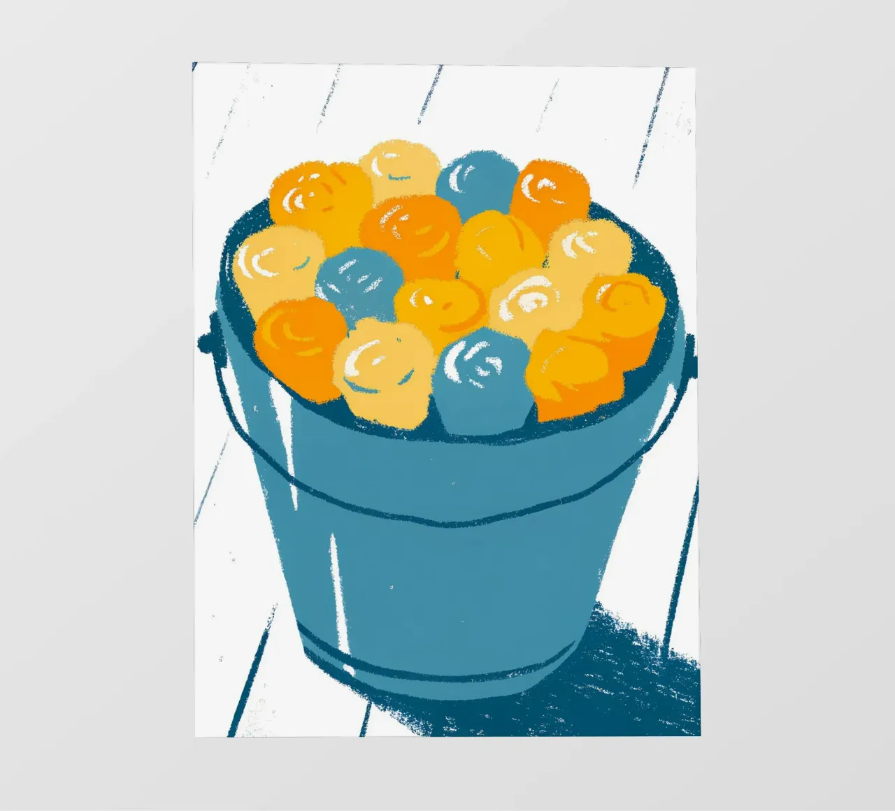 Fiori in un secchio pellicola backlit da PREKETEWE