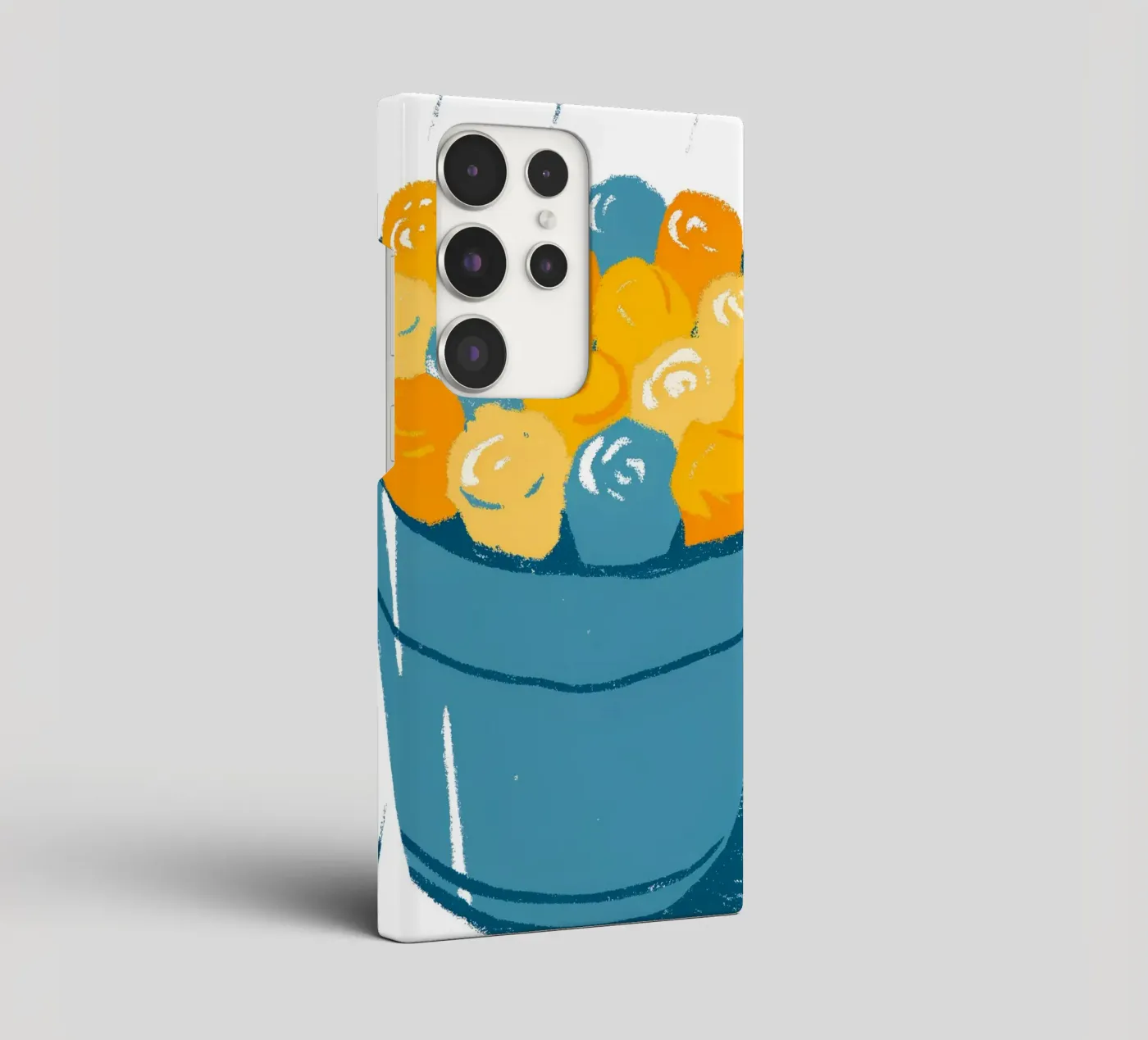 Blumen in einem Eimer Samsung Hülle von PREKETEWE