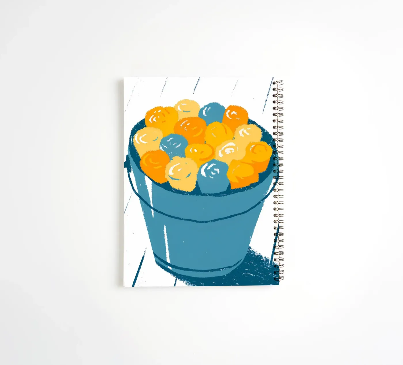 Blumen in einem Eimer Ringbuch von PREKETEWE
