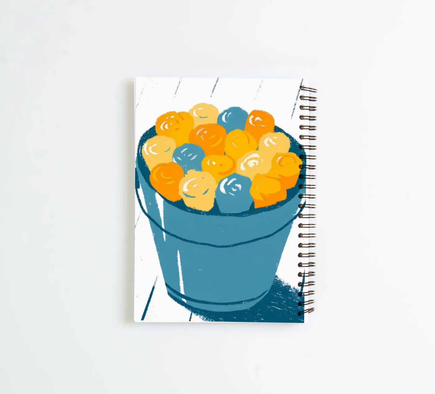 Blumen in einem Eimer Ringbuch von PREKETEWE