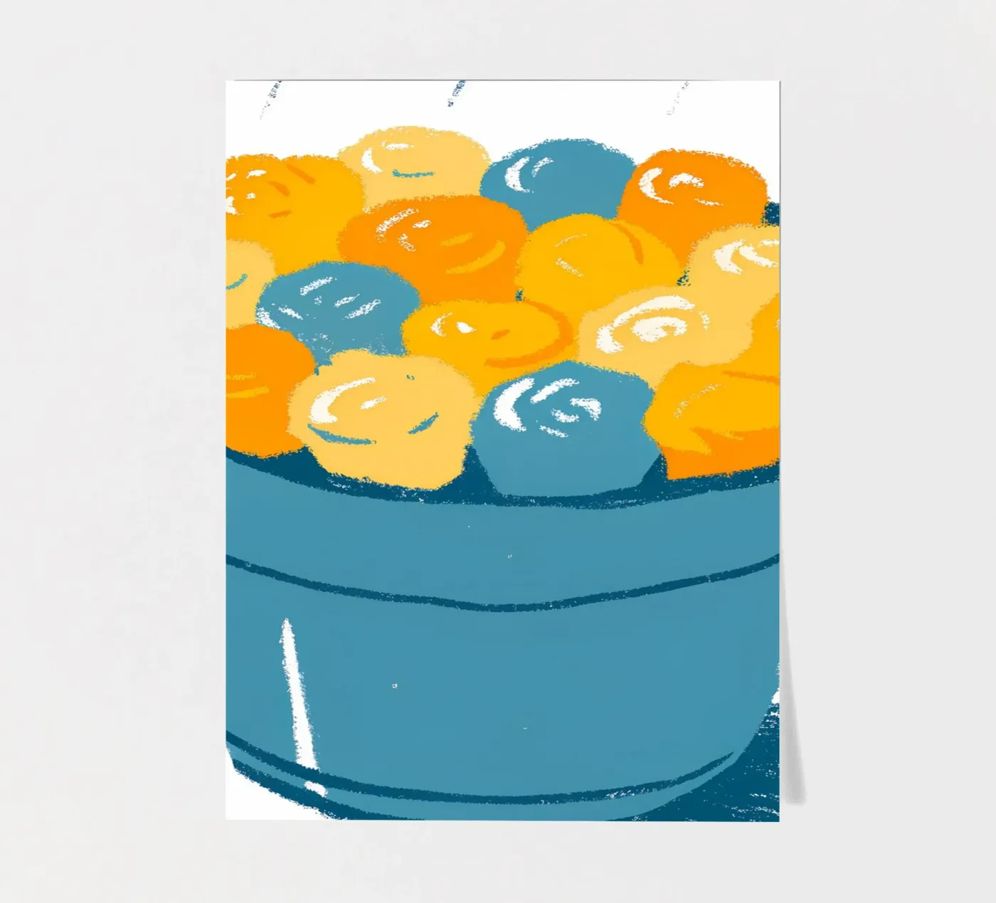 Flowers In A Bucket Stickerbogen von PREKETEWE
