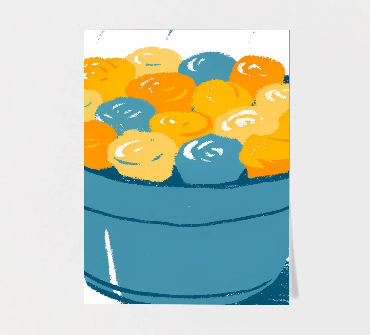 Blumen in einem Eimer Stickerbogen von PREKETEWE