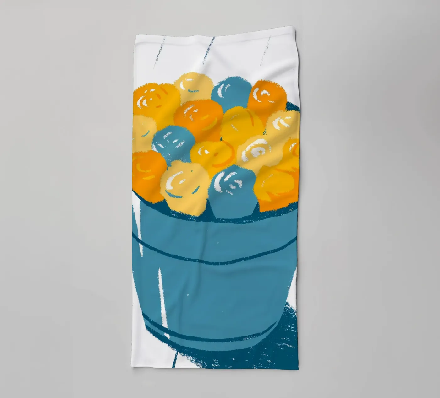 Flowers In A Bucket Handtuch von PREKETEWE