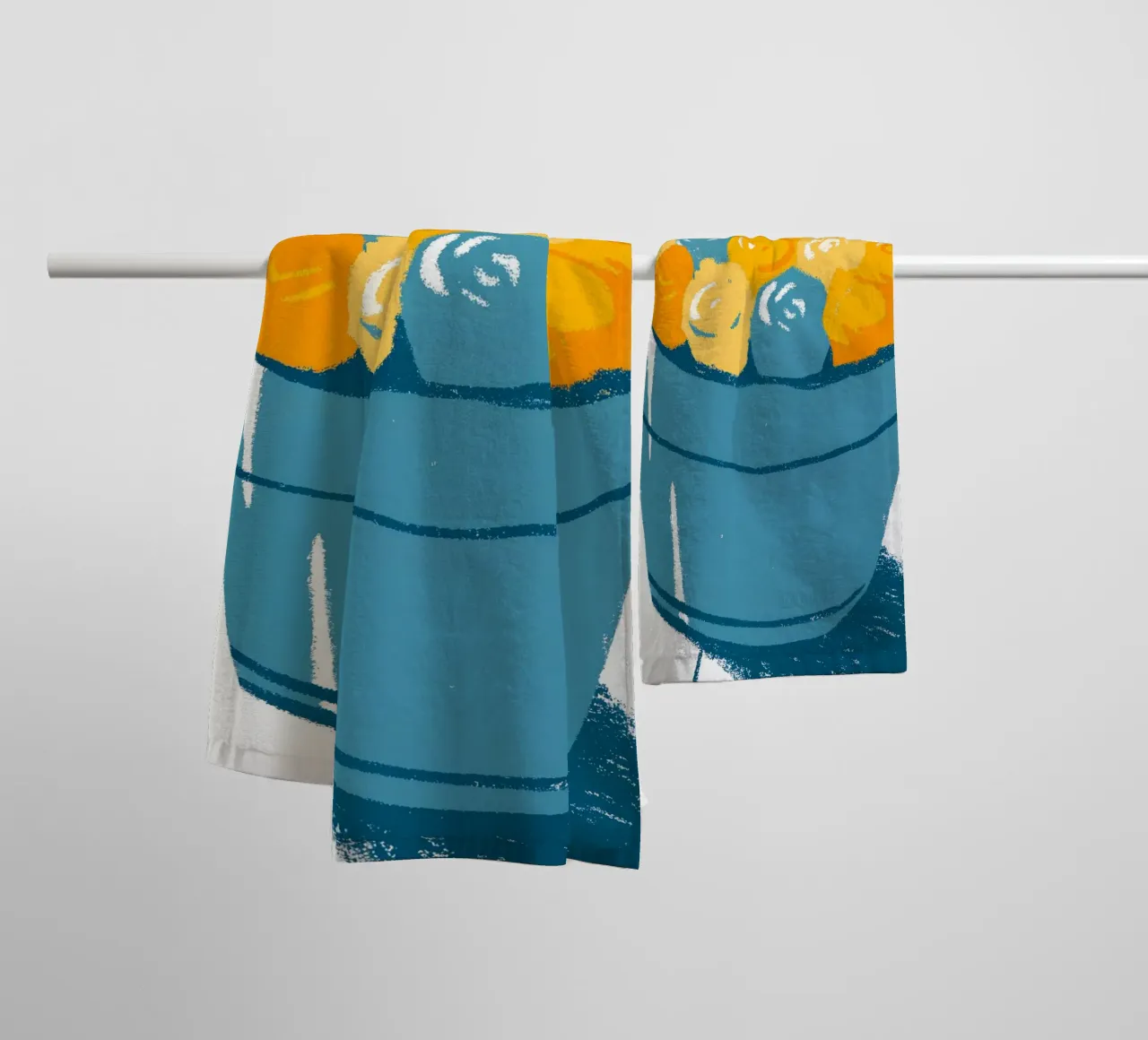 Fiori in un secchio asciugamano da bagno da PREKETEWE