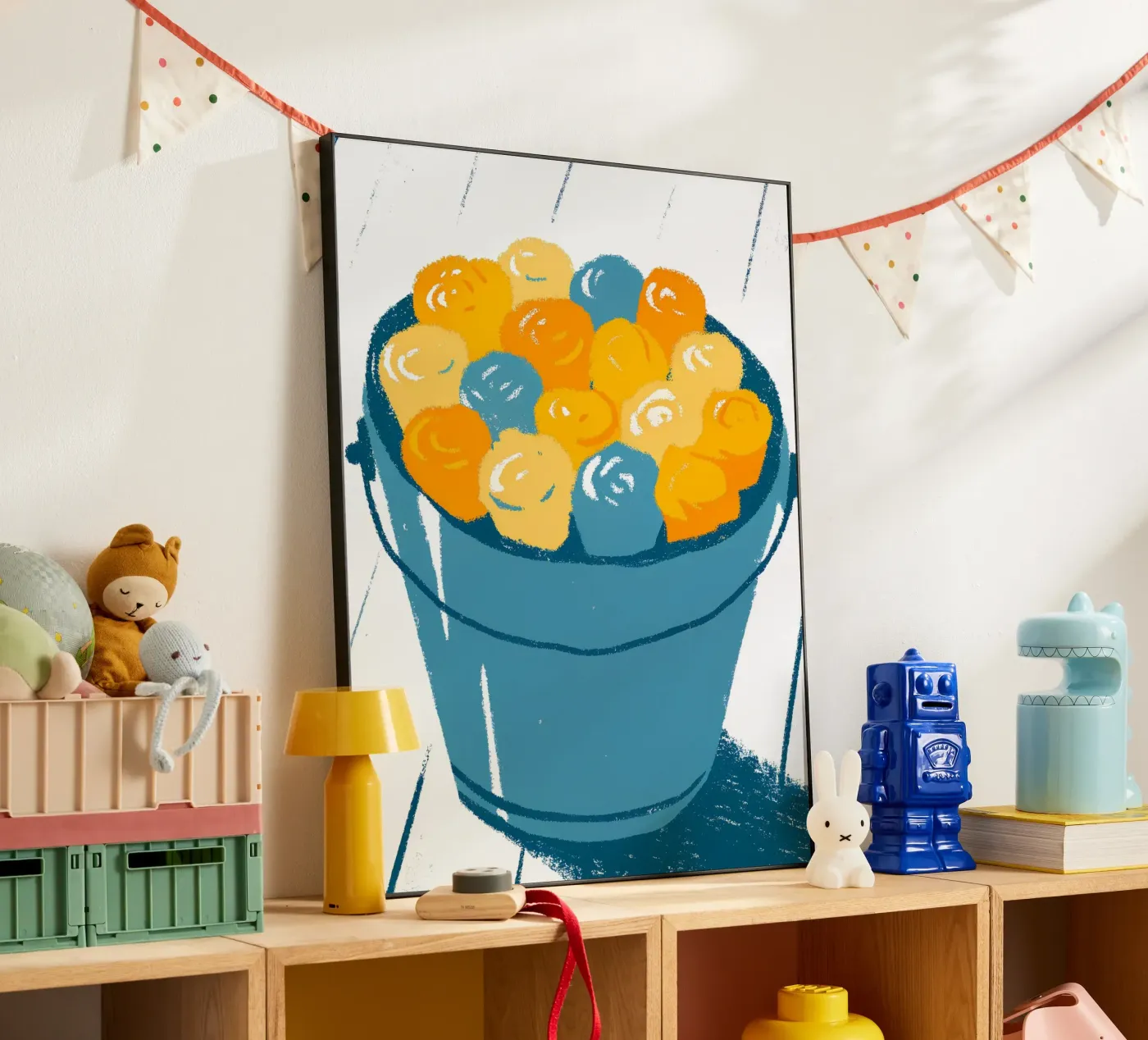 Blumen in einem Eimer Forex-Platte von PREKETEWE