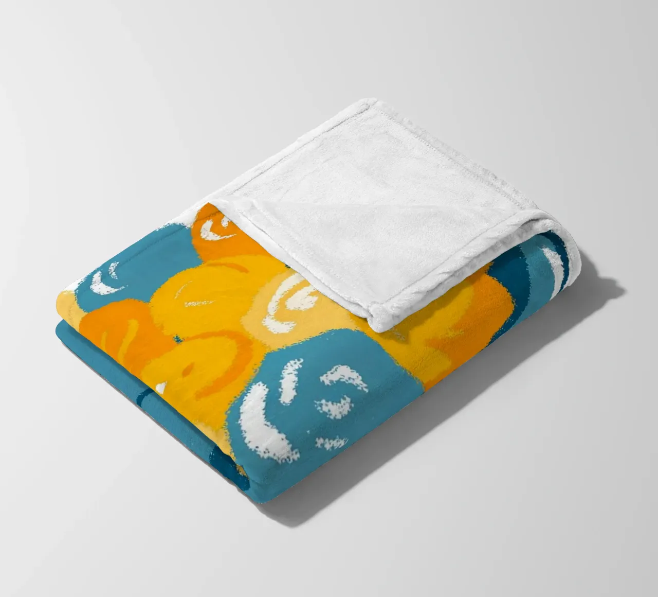 Blumen in einem Eimer Fleecedecke von PREKETEWE