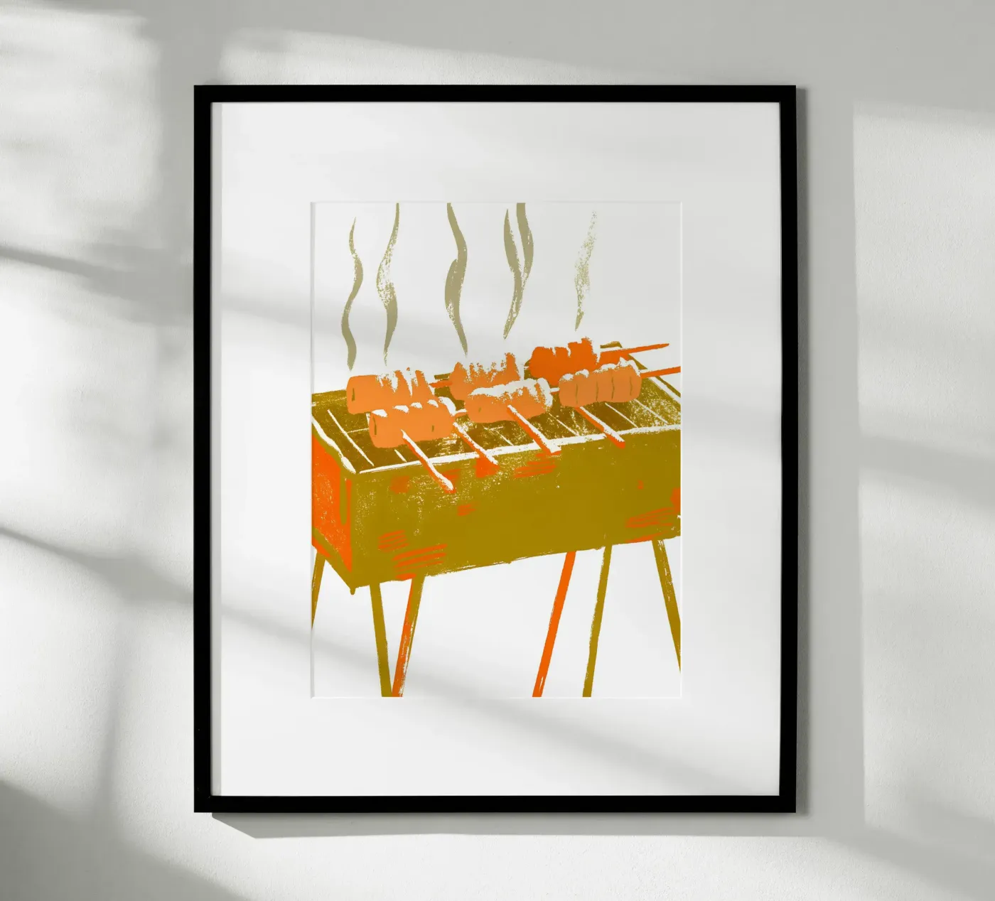 Barbecue Poster von PREKETEWE