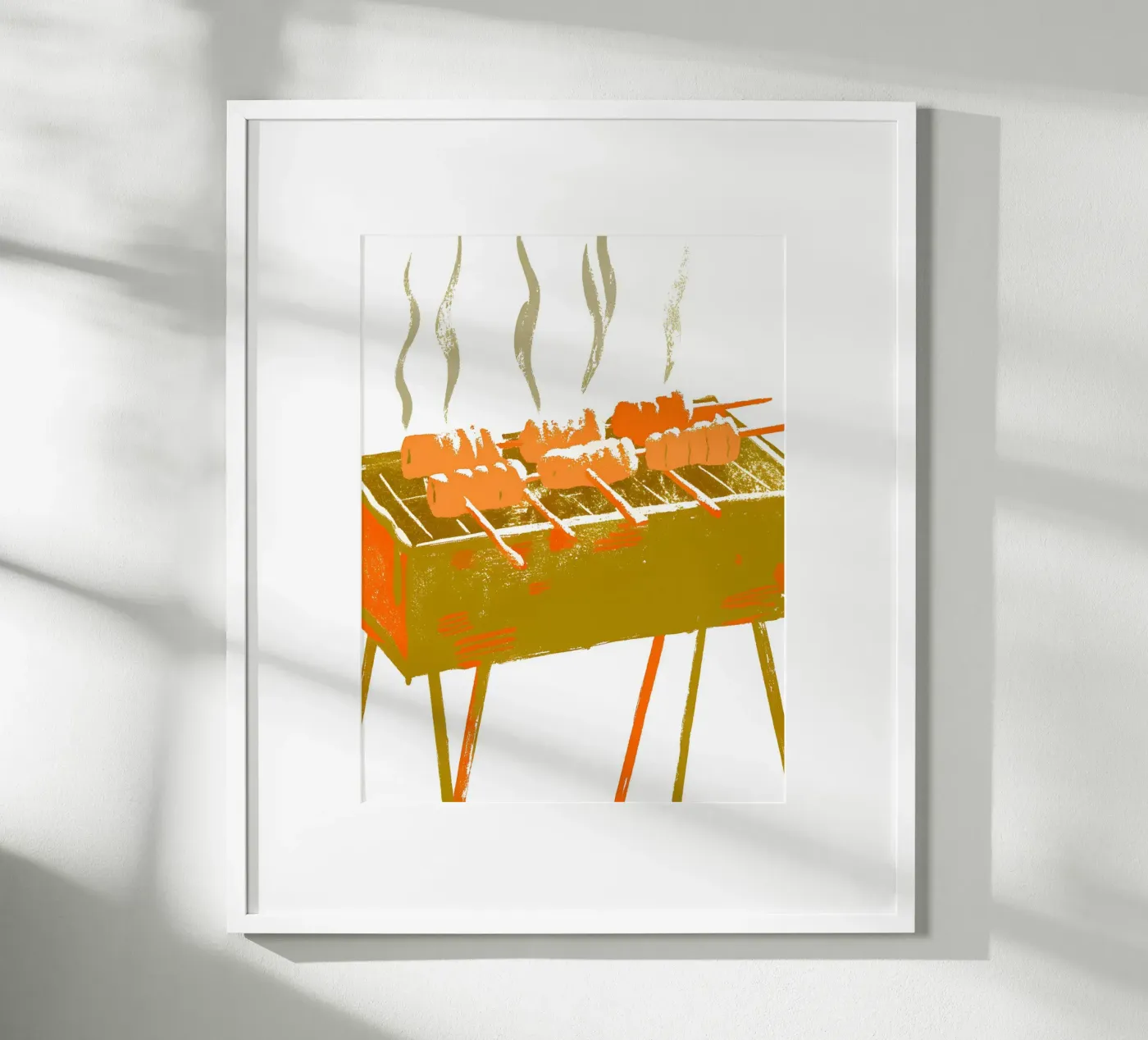 Barbecue Poster von PREKETEWE