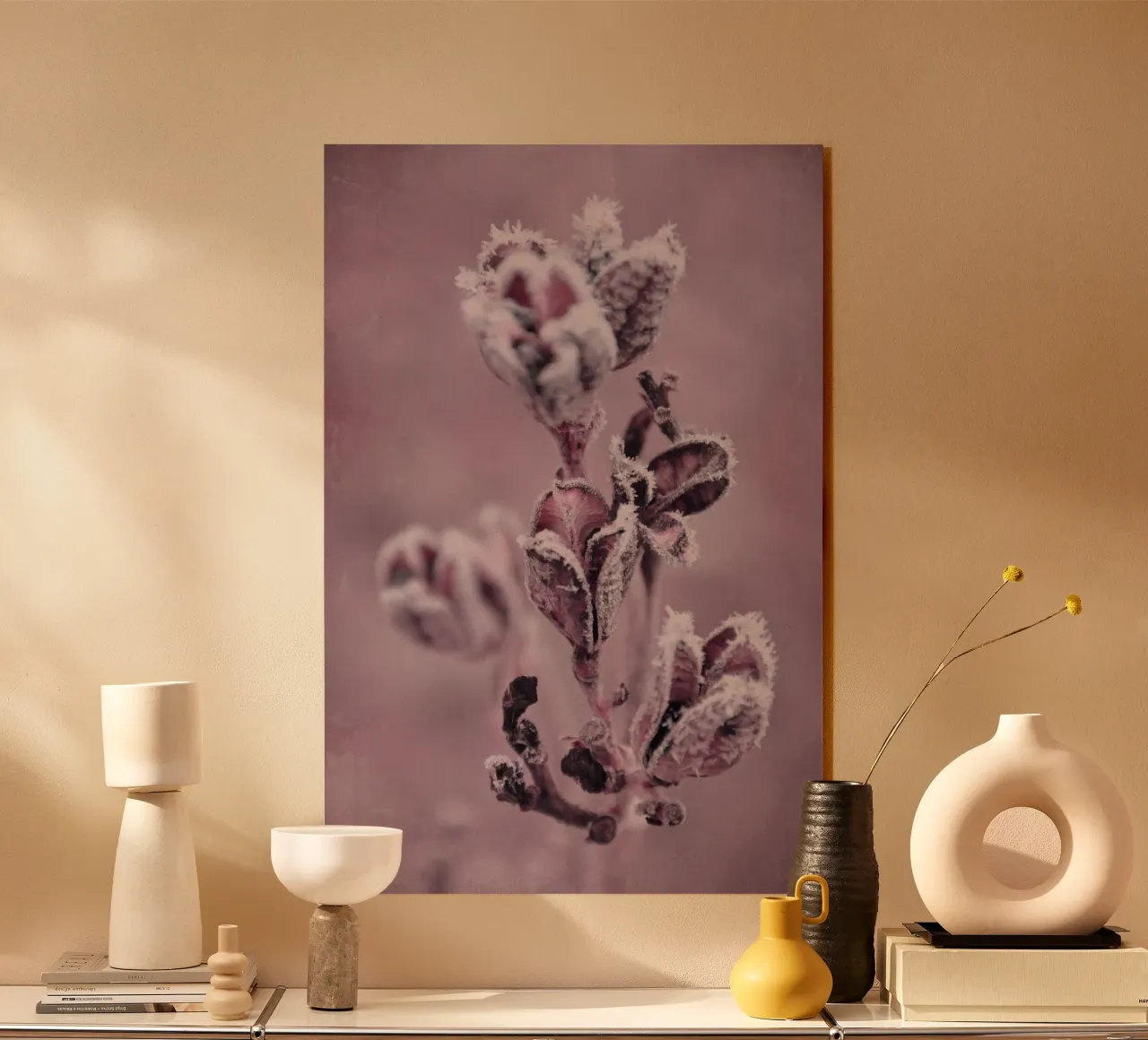 Schneeblüten plexiglass da Visuelle Poesie am Wegesrand