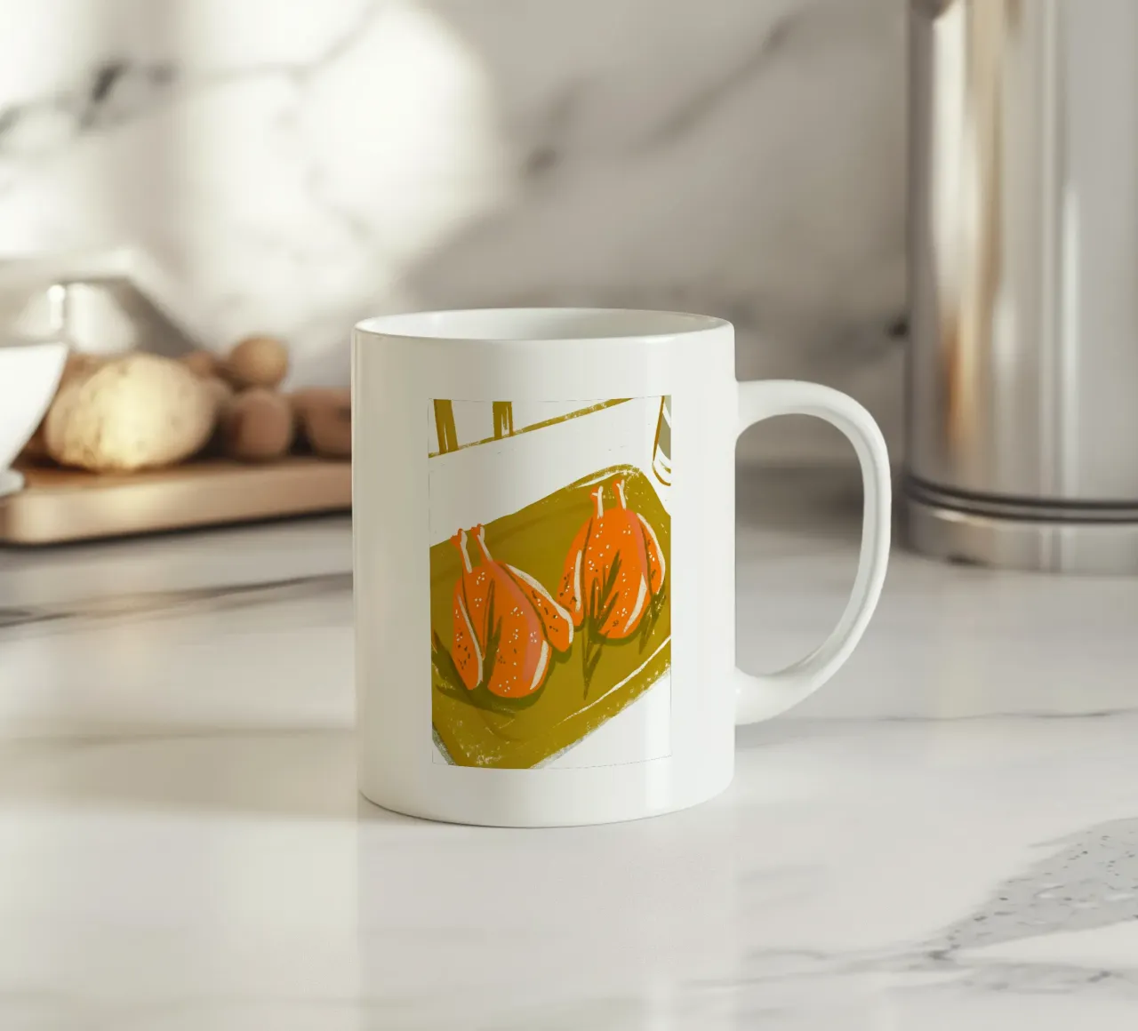 Piatti a base di pollo tazza in ceramica da PREKETEWE