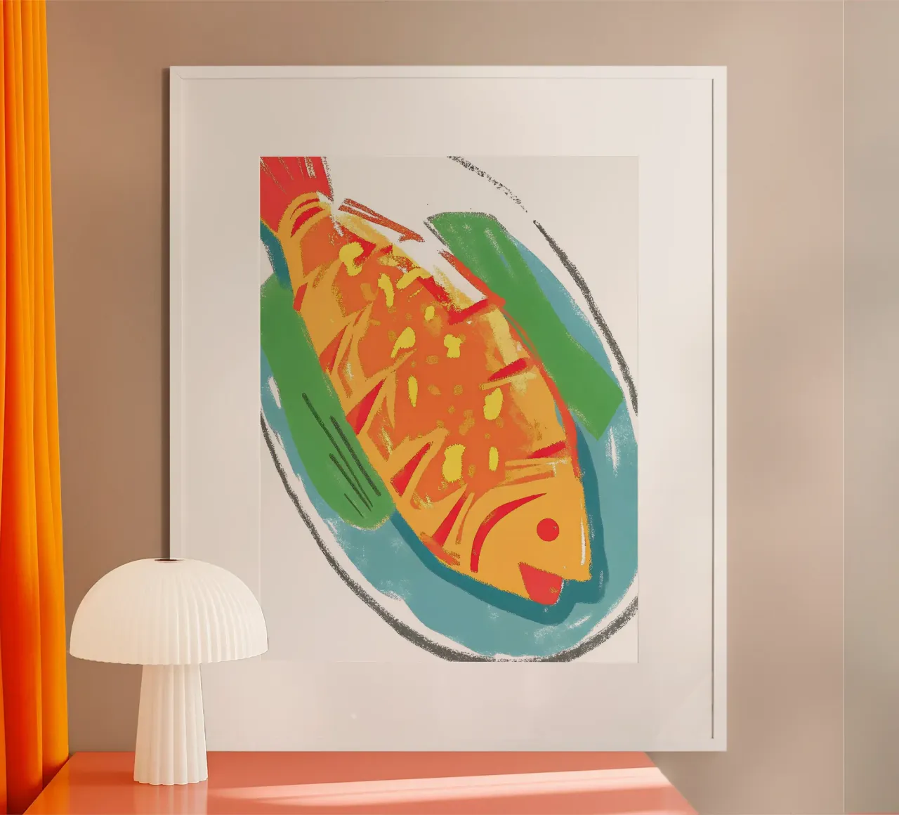 Fish Breakfast poster by PREKETEWE