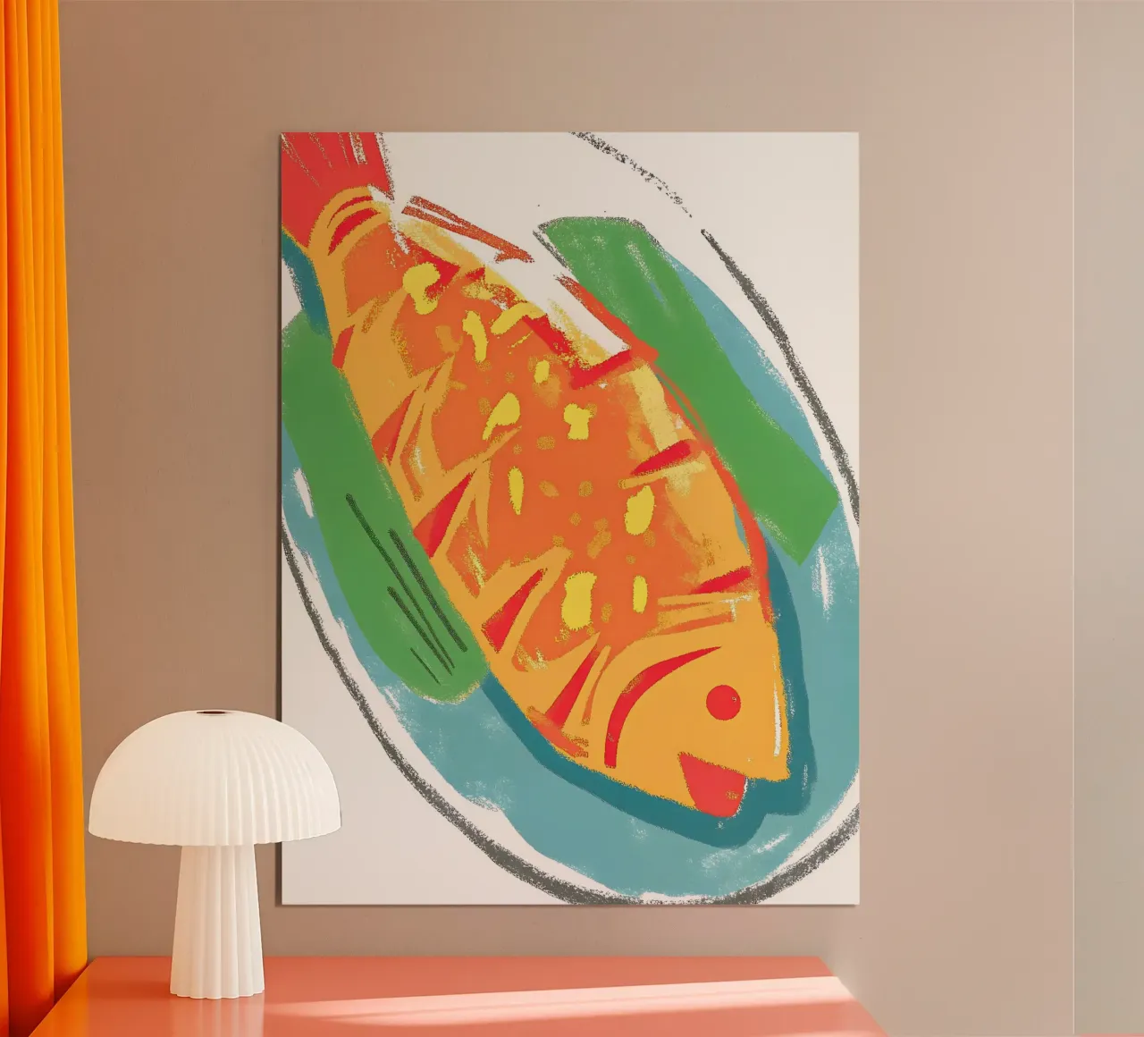 Fish Breakfast poster by PREKETEWE