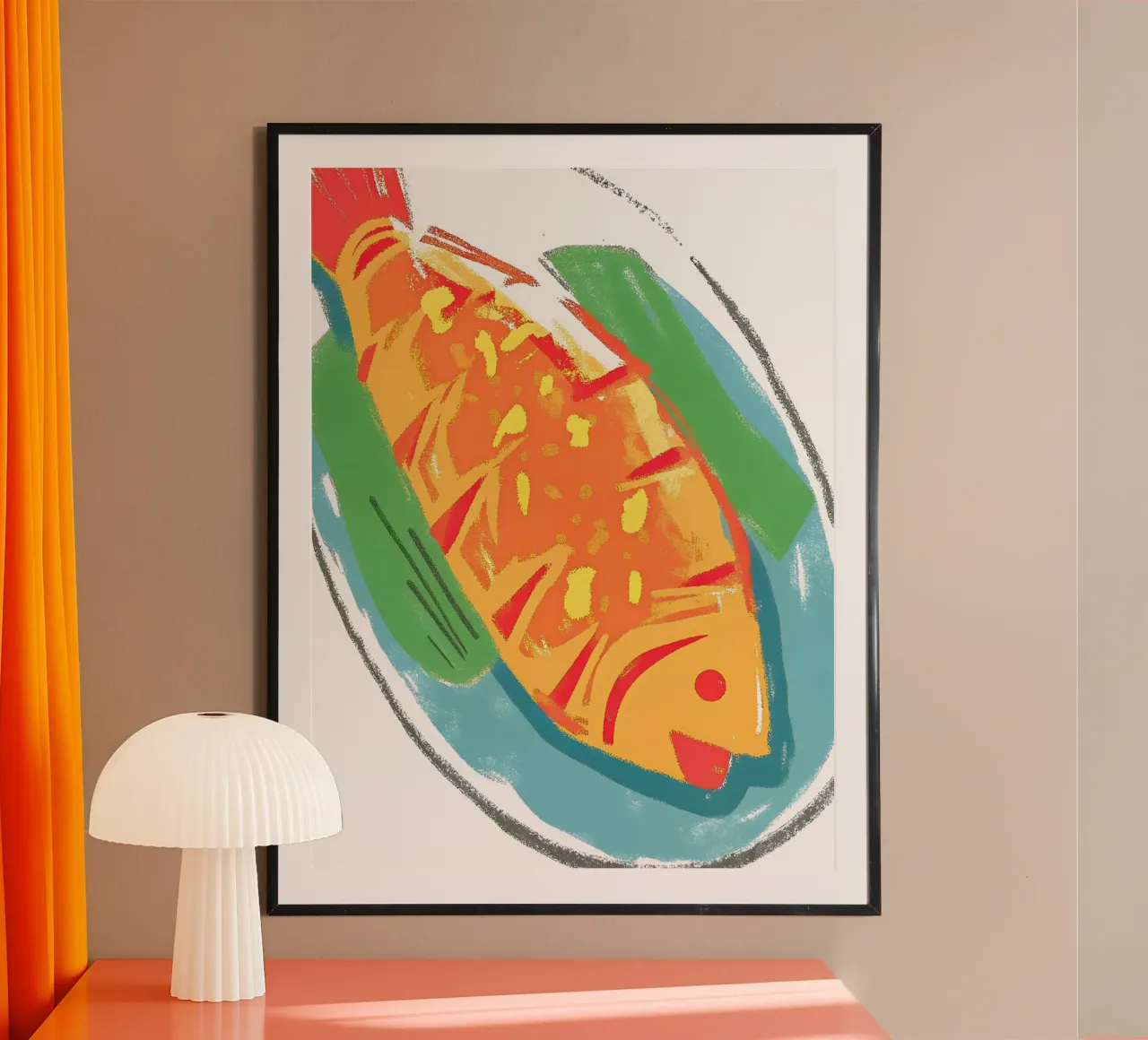 Fish Breakfast poster by PREKETEWE
