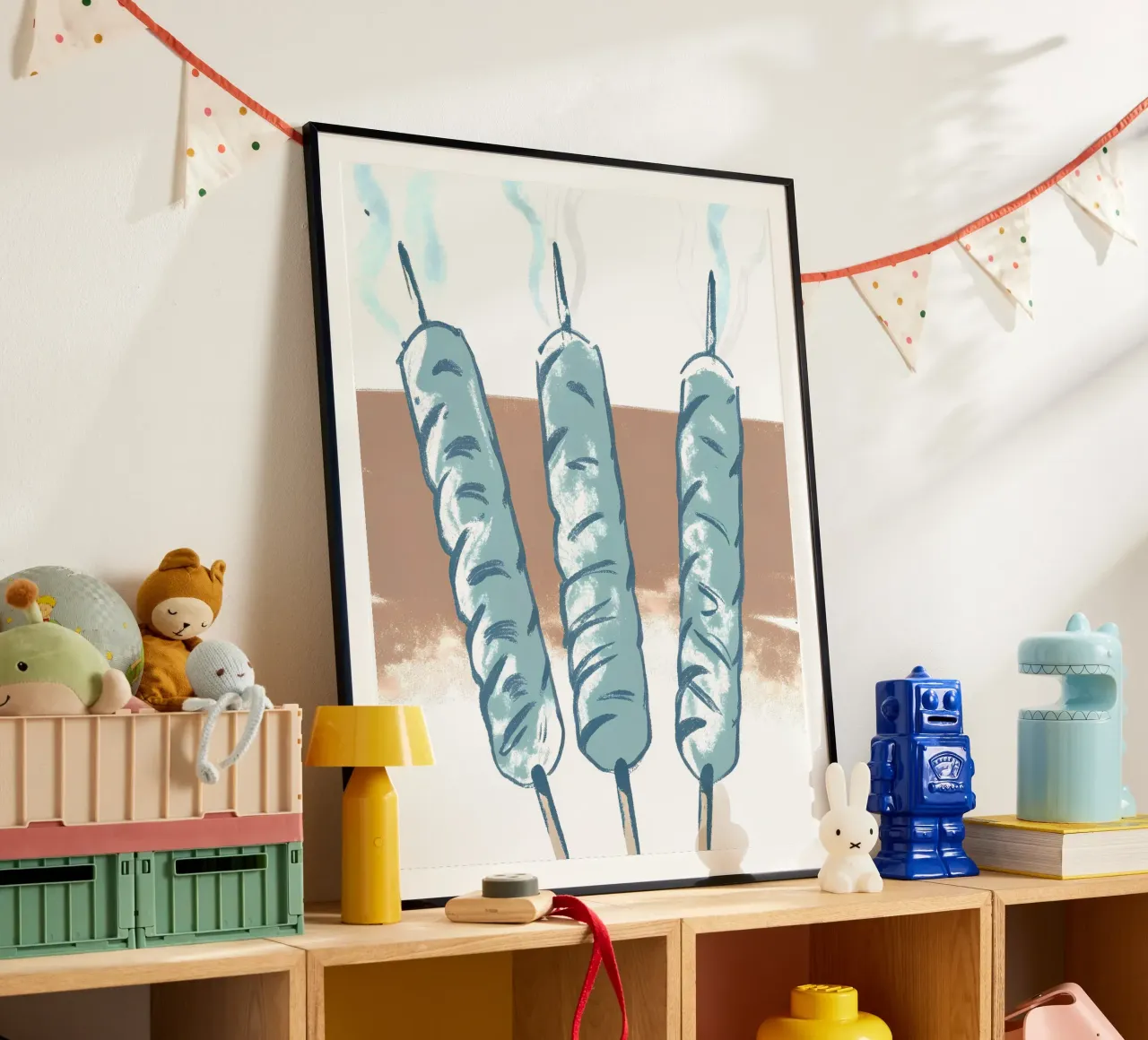 Salsicce alla griglia poster da PREKETEWE