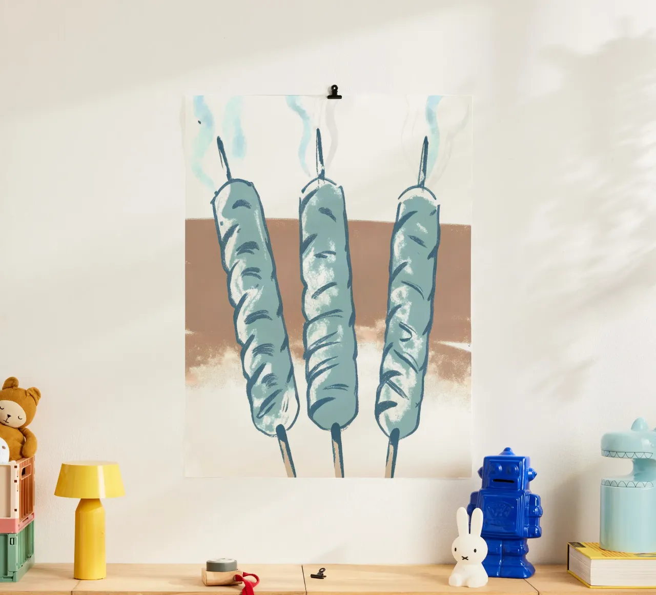 Salsicce alla griglia poster da PREKETEWE