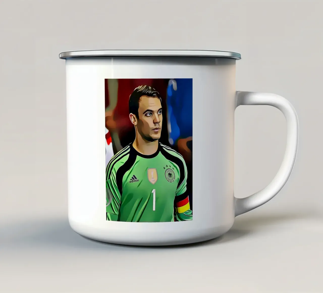 Manuel Neuer tazza in smalto da dark eagle