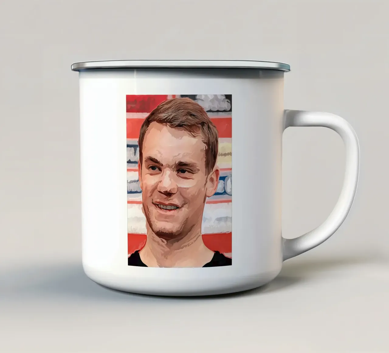 Manuel Neuer tazza in smalto da dan band