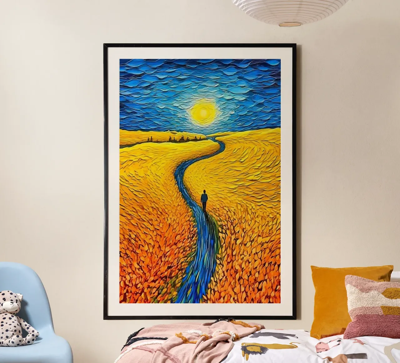 splendida vista sul tramonto poster da belong shop