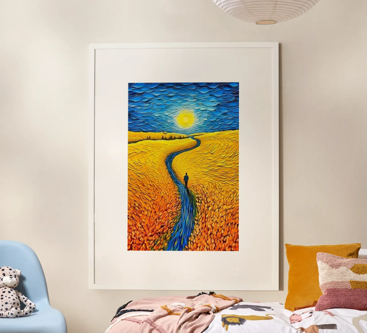 splendida vista sul tramonto poster da belong shop