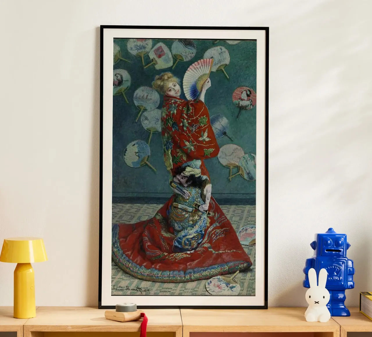 ballerine in abiti eleganti poster con telaio in legno da belong shop